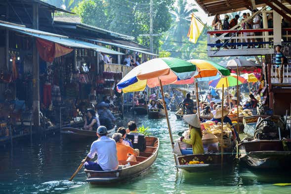 Bangkok Railway & Floating Markets Tour